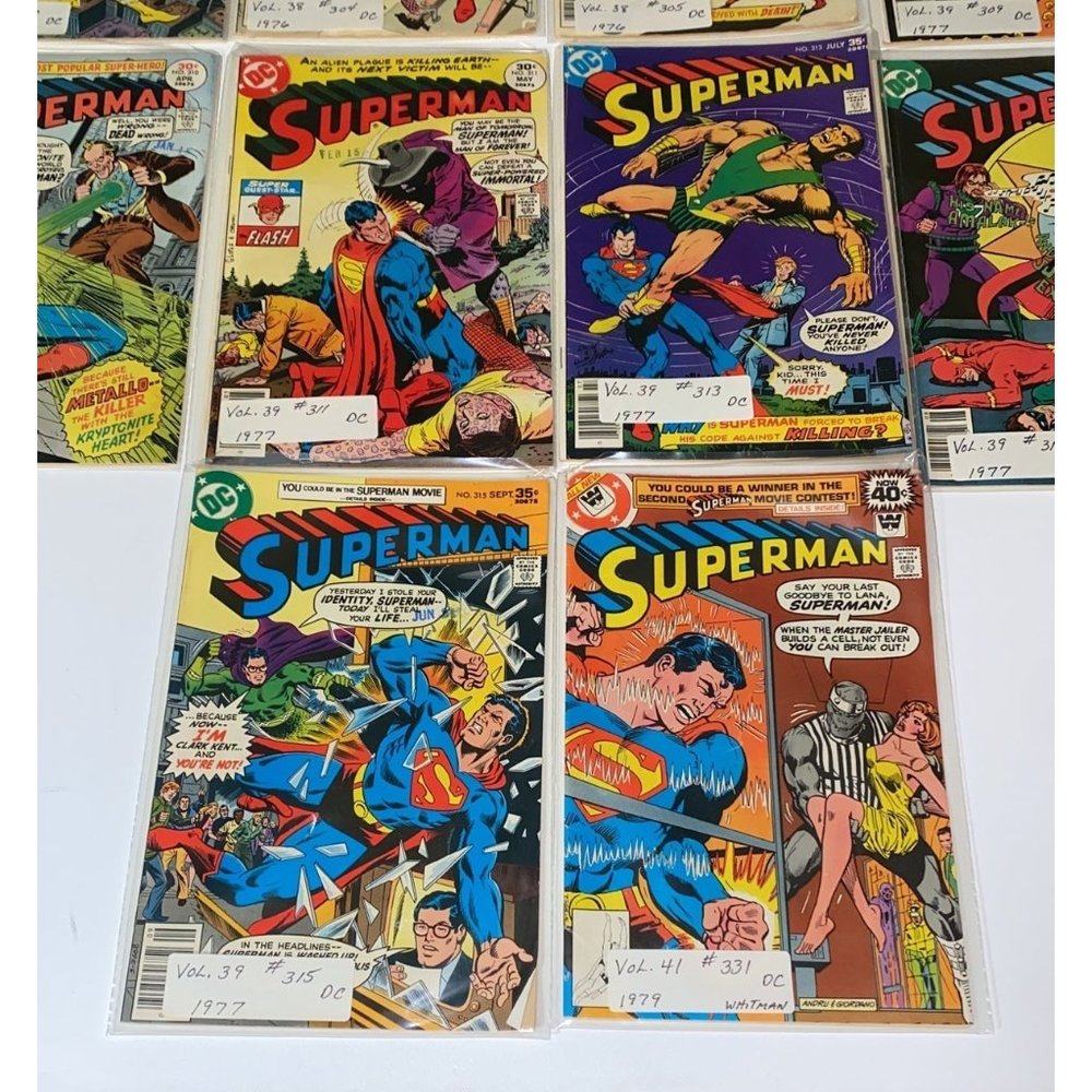 10 SUPERMAN DC COMICS - Picture 4 of 5
